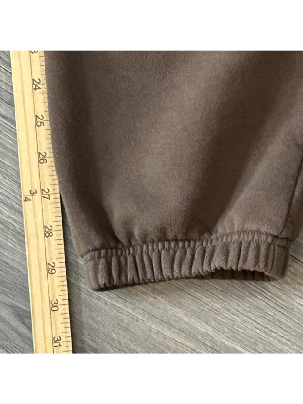 Alo Yoga Make Waves Sweatpant Womens L Brown Colorblock Fleece Lined Lounge - Picture 12 of 12